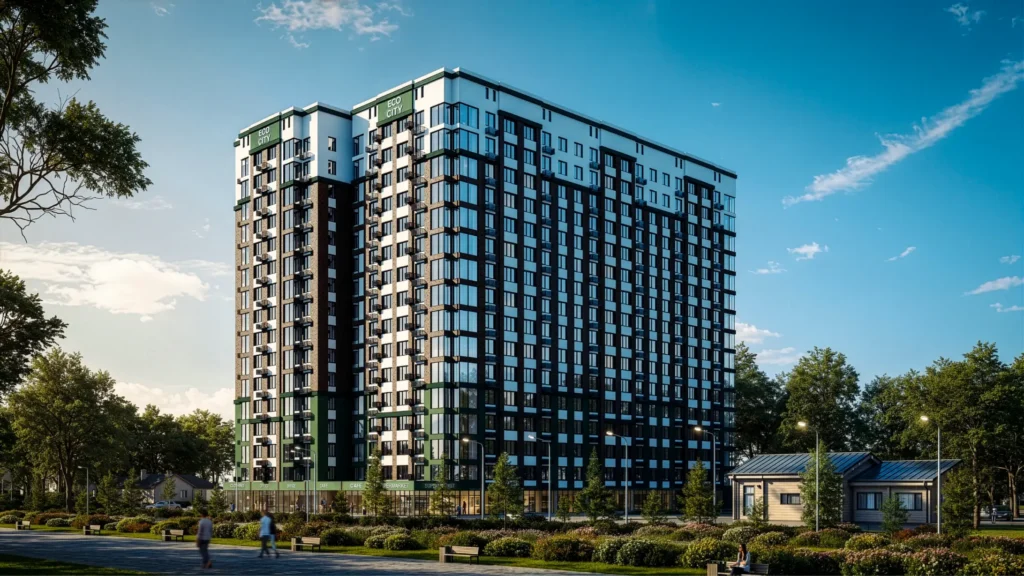 3di render multifamily exterior 02 3